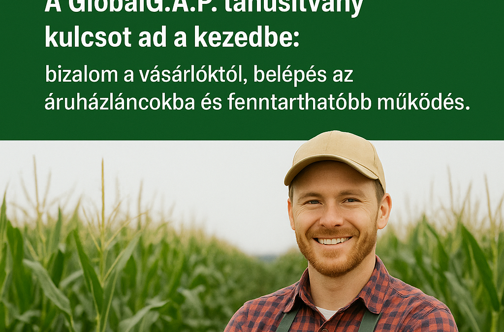 🌱 GlobalG.A.P. tanúsítvány – Új piacok, nagyobb bizalom, fenntartható működés